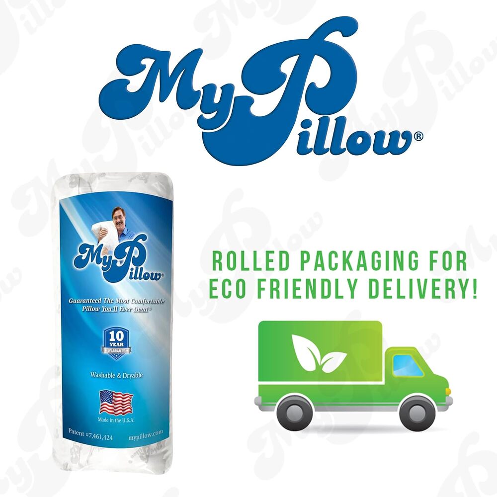 My Pillow Bed Pillows, Back Stomach or Side Sleepers, Classic [Queen, Firm] - Picture 3 of 4